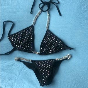Mini bikini 👙 with Swarovski crystals